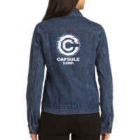 Capsule Corp Ladies Denim Jacket | Artistshot