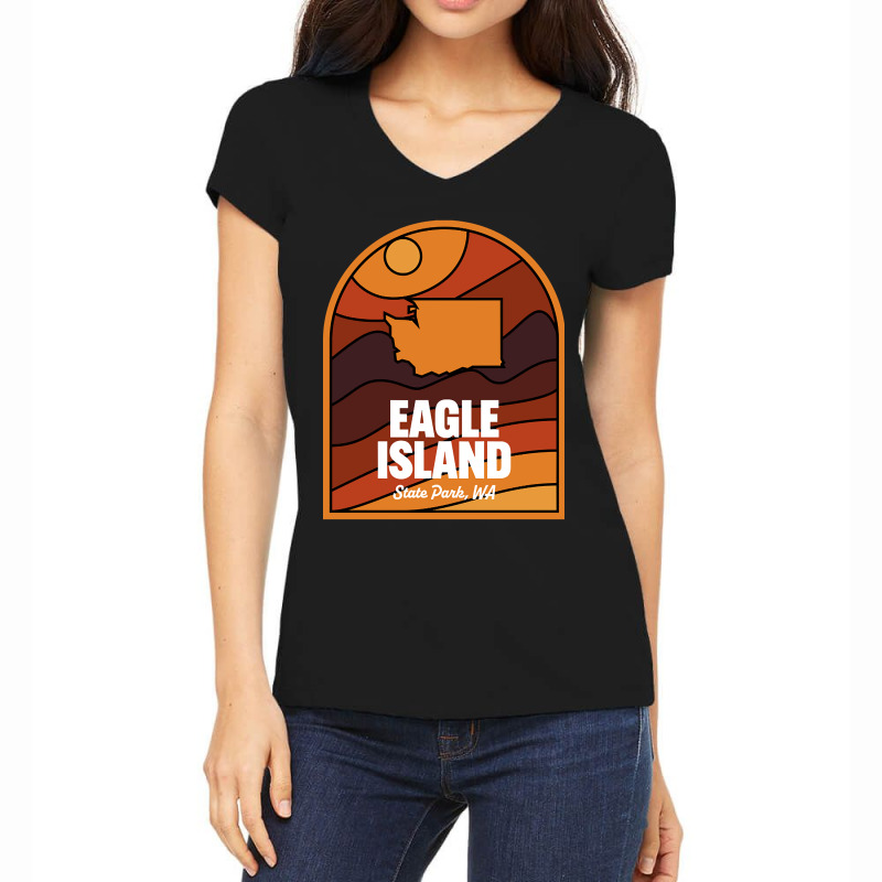 Hot Trend Eagle Island State Park Washington Women's V-Neck T-Shirt by Duongthithanh75 | Artistshot