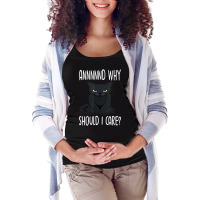 And Why Should I Care Lovely Cat Lovers Maternity Scoop Neck T-shirt | Artistshot