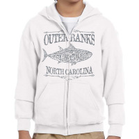 Jcombs Outer Banks, Nc, Bluefin Tuna T Shirt Youth Zipper Hoodie | Artistshot