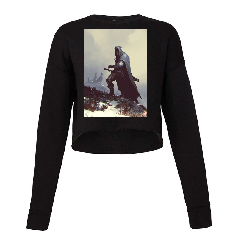 Warrior 3 Cropped Sweater by kalmahul | Artistshot