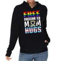 Gay Pride Vaccinated Lgbt Lesbian Lgbtq Proud Mom Lightweight Hoodie | Artistshot