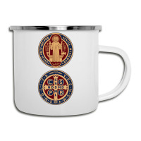 Saint Benedict Sacramental Medal Catholic T Shirt Camper Cup | Artistshot