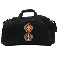 Saint Benedict Sacramental Medal Catholic T Shirt Active Duffel | Artistshot