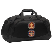 Saint Benedict Sacramental Medal Catholic T Shirt Active Duffel | Artistshot