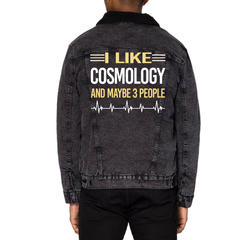 3 People Cosmology Stars Unisex Sherpa-Lined Denim Jacket by menaslebbyw | Artistshot