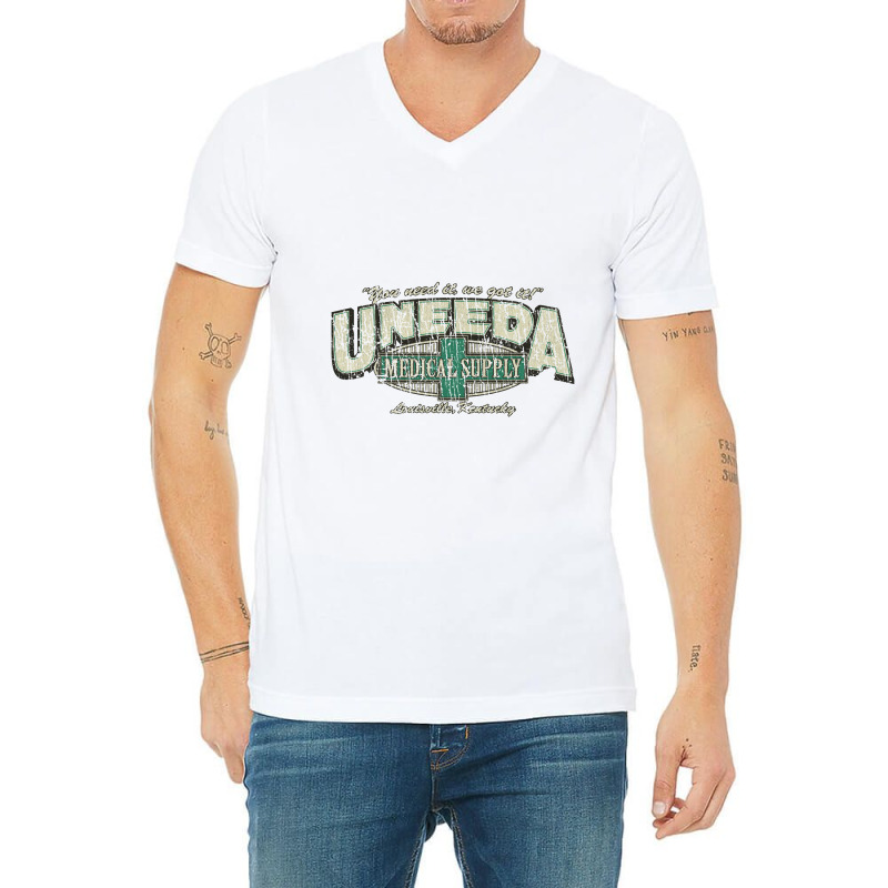 Uneeda Medical Supply 1985 V-Neck Tee by gununghujan | Artistshot