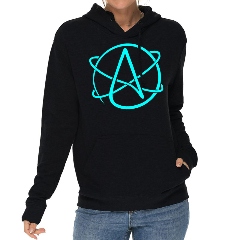 Atheist Symbol Aesthetic Lightweight Hoodie | Artistshot