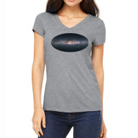 Gaias 3d Map Of The Milky Way Boy Women's V-neck T-shirt | Artistshot