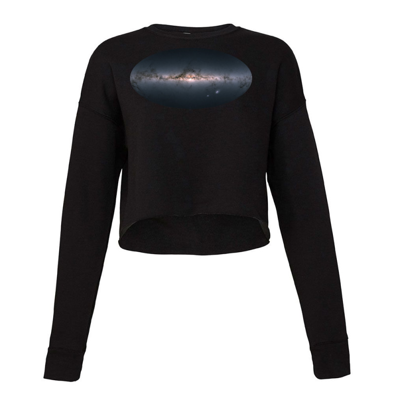 Gaias 3d Map Of The Milky Way Boy Cropped Sweater by pabichmurane | Artistshot