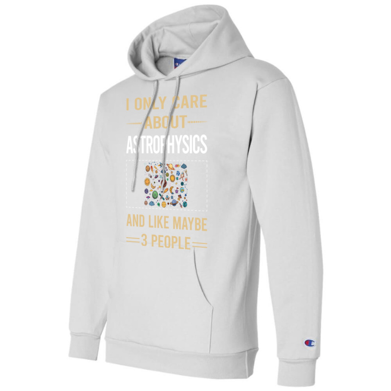 Funny 3 People Astrophysics Astrophysicist Blue Champion Hoodie | Artistshot