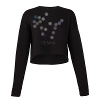 Gemini Constellation Mandalas Summer Cropped Sweater | Artistshot