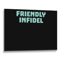 Friendly Infidel Aesthetic Metal Print Horizontal | Artistshot