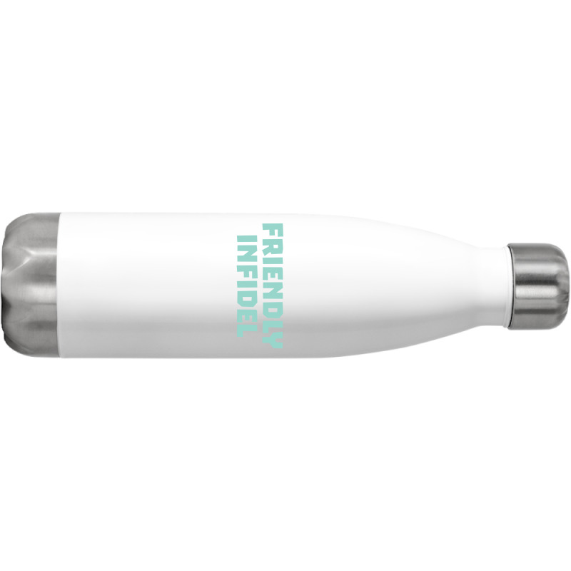 Friendly Infidel Aesthetic Stainless Steel Water Bottle | Artistshot