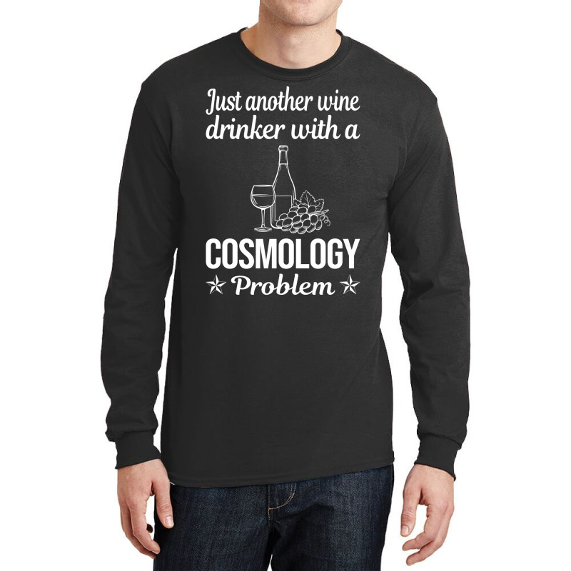 Funny Wine Drinker Cosmology Cute Long Sleeve Shirts by wagnonninhp | Artistshot