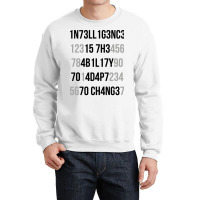 Intelligence Is The Ability To Adapt To Change Aes Crewneck Sweatshirt | Artistshot