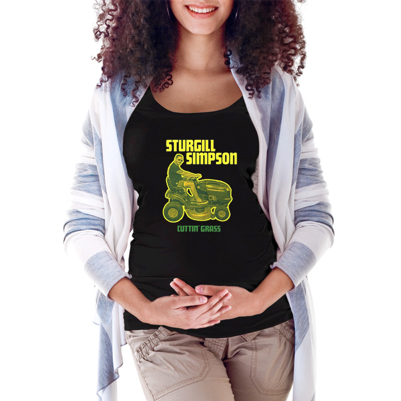 Sturgill Simpson Maternity Scoop Neck T-shirt by Dawn L Carson | Artistshot