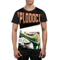 Diplodocus Retro Art   The Biggest World Collectio Graphic T-shirt | Artistshot