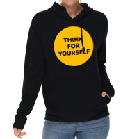 Think For Yourself Aesthetic Lightweight Hoodie | Artistshot