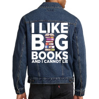 Reading  Perfect For All Book Lovers Cool Men Denim Jacket | Artistshot