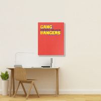 Gang Bangers — clean! Portrait Canvas Print | Artistshot