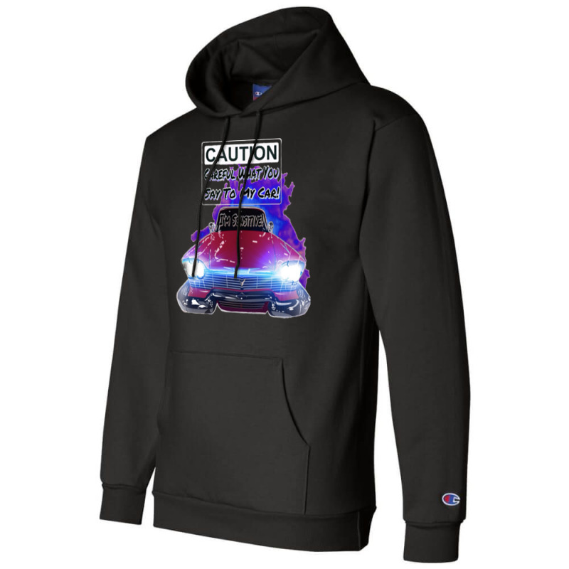 My Car Is Sensitive! Champion Hoodie by pullyrebatoa | Artistshot