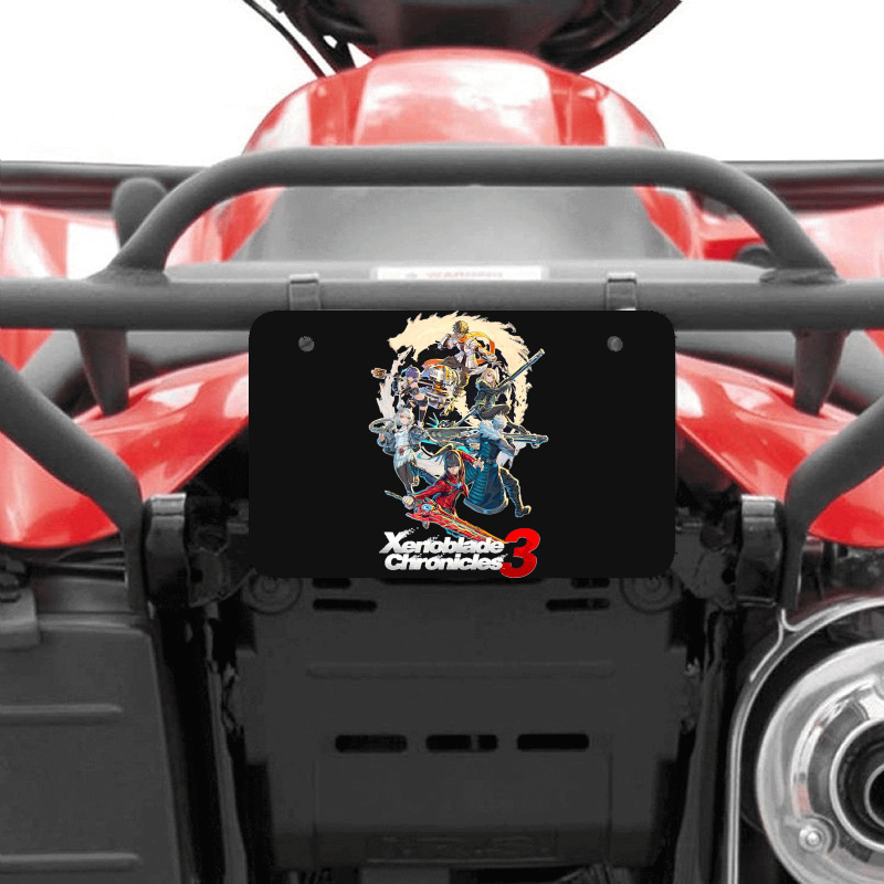 Times Of Xenoblade Atv License Plate | Artistshot