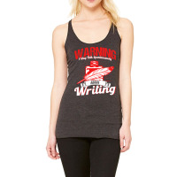 Writing A Novel Novelist Writer Nature Racerback Tank | Artistshot