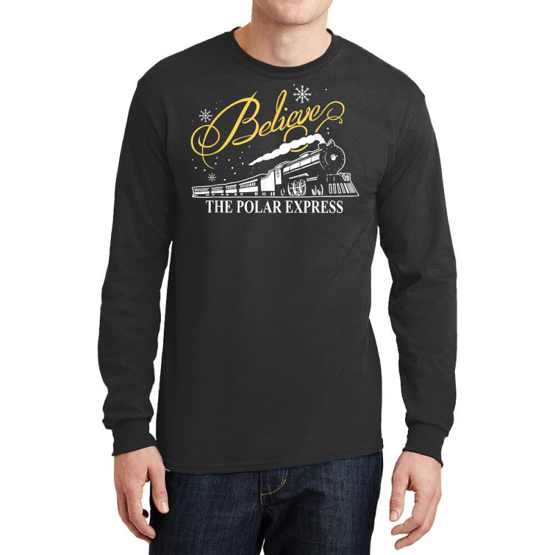 The Polar Express Believe   Christmas Family Pajam Long Sleeve Shirts by hended | Artistshot