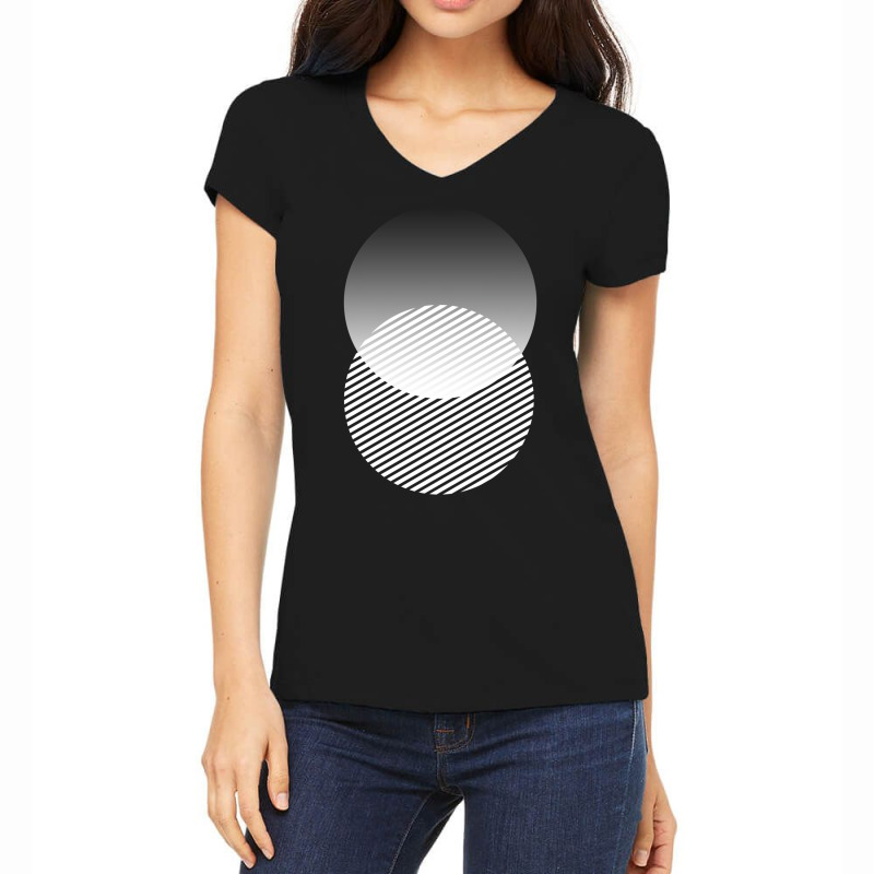 Minimal Shapes 003 Women's V-Neck T-Shirt by shoyerrauco8 | Artistshot