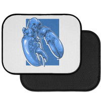 Funny Jumpscare Lobster Meme Blue Crustacean Pullo Rear Car Mat | Artistshot