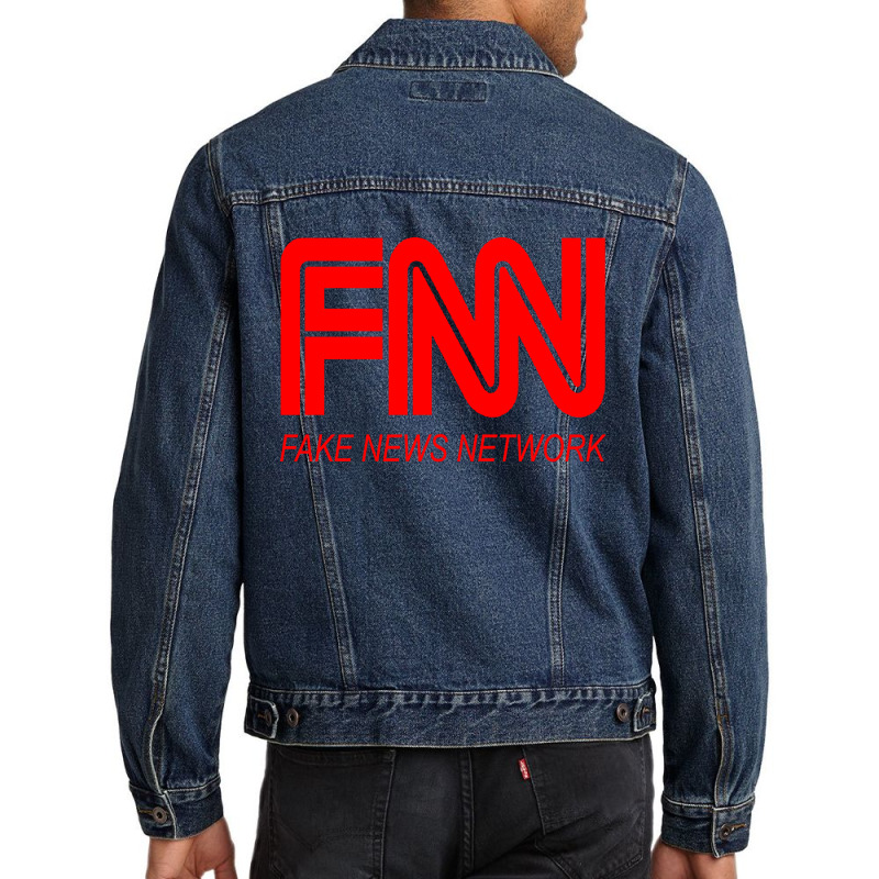 Television  News Network Men Denim Jacket | Artistshot