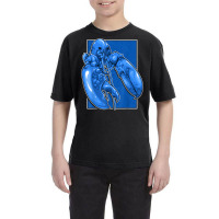 Funny Jumpscare Lobster Meme Blue Crustacean T Shi Youth Tee | Artistshot