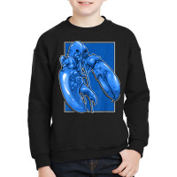 Funny Jumpscare Lobster Meme Blue Crustacean T Shi Youth Sweatshirt | Artistshot