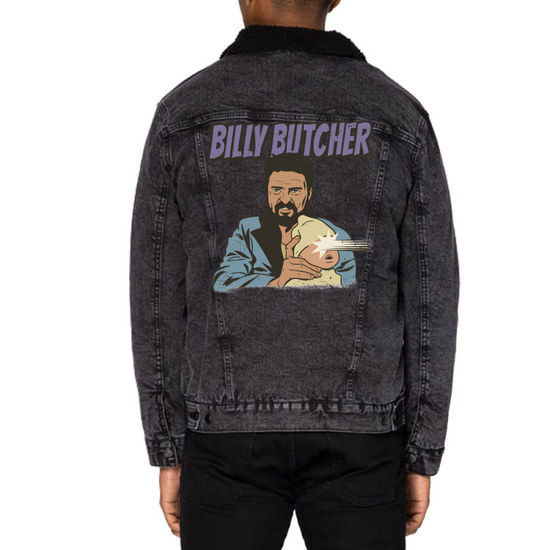 Billy Butcher The Boys Unisex Sherpa-Lined Denim Jacket by dugreprudens | Artistshot