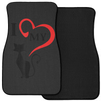 I Love My Cat Not You Front Car Mat | Artistshot