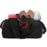 I Love My Cat Not You Duffel Bag | Artistshot