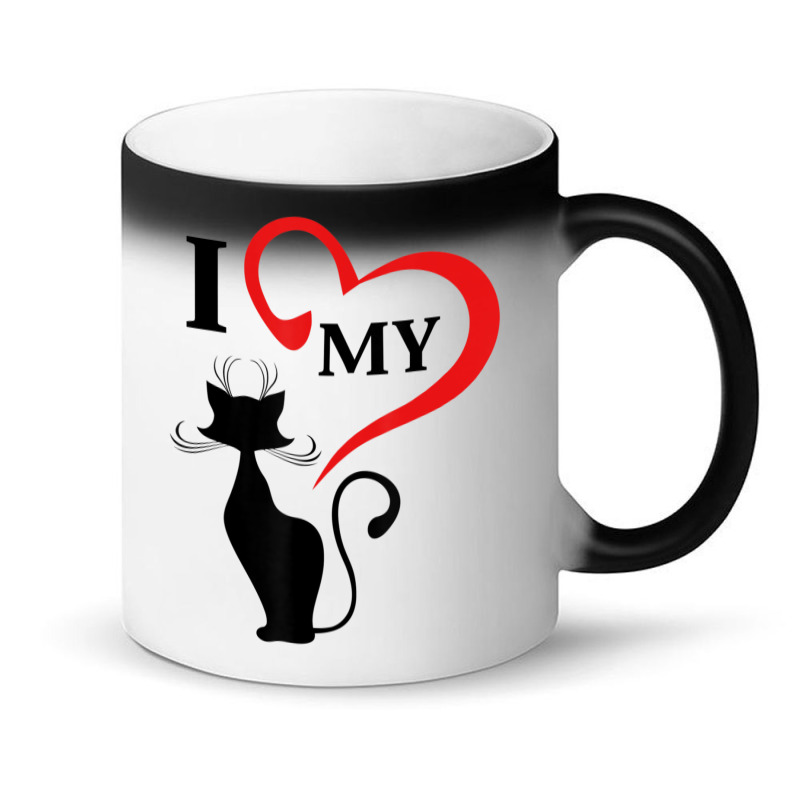 I Love My Cat Not You Magic Mug | Artistshot