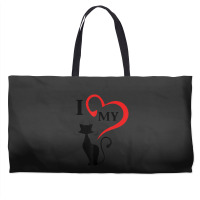 I Love My Cat Not You Weekender Totes | Artistshot