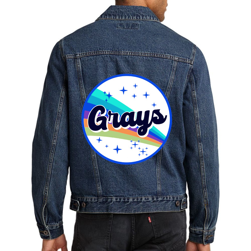 Grays Rainbow In Space Vintage Men Denim Jacket | Artistshot