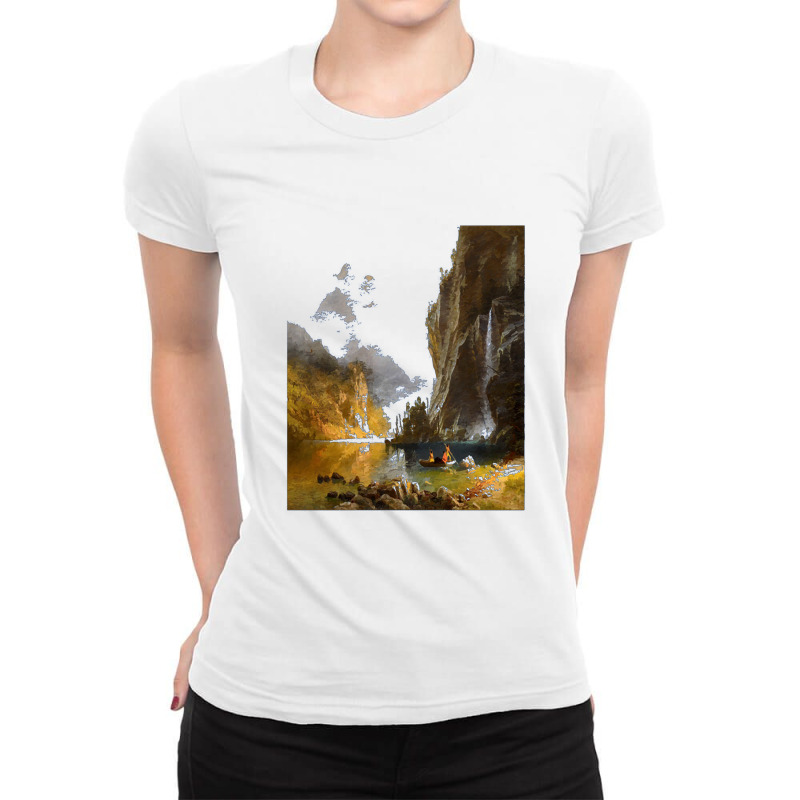 Famous Paintings Ladies Fitted T-Shirt by adarandella | Artistshot