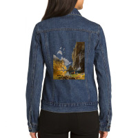 Famous Paintings Ladies Denim Jacket | Artistshot