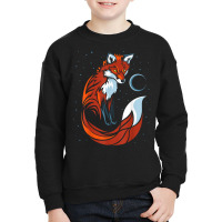 Tribal Tail Fox T Shirt Graphic Design Tshirt Youth Sweatshirt | Artistshot