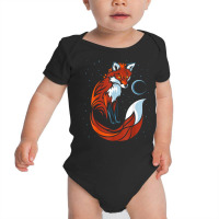 Tribal Tail Fox T Shirt Graphic Design Tshirt Baby Bodysuit | Artistshot