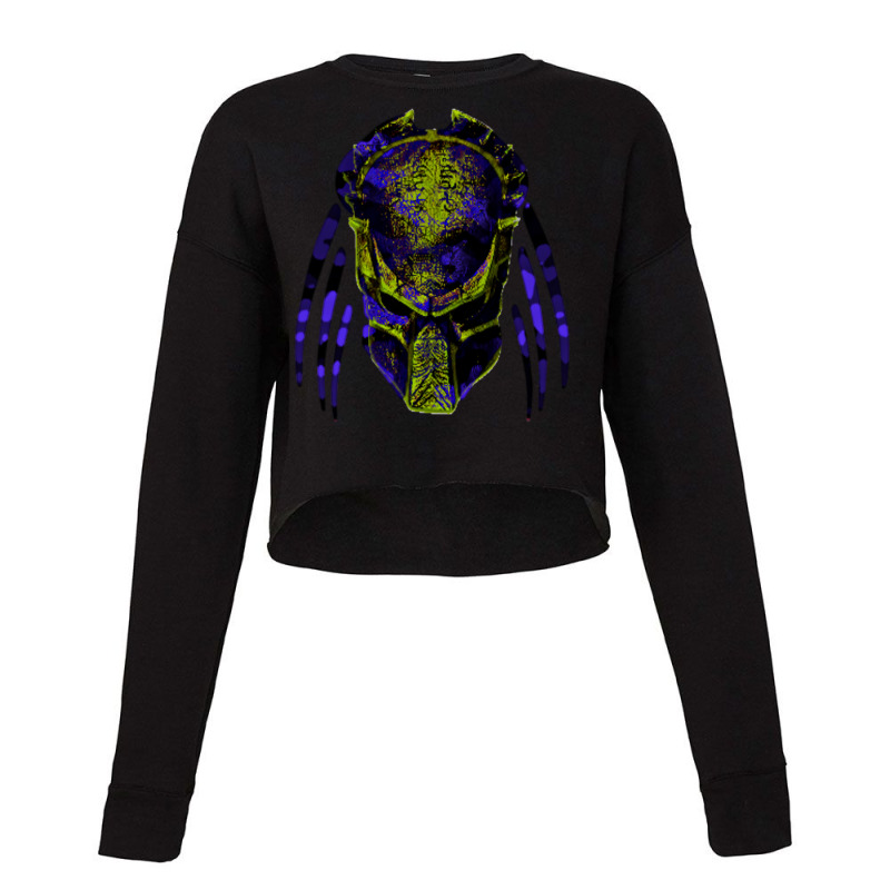 Soldier Predator Blue Yellow Cropped Sweater by tokayojomuk | Artistshot