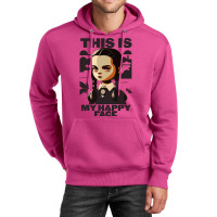 This Is My Happy Face   Wednesday 2 Unisex Hoodie | Artistshot