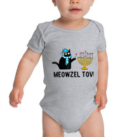 Meowzel Tov Chanukah Jewish Cat Owner Ugly Hanukka Baby Bodysuit | Artistshot