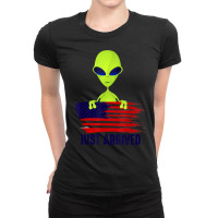 Alien Just Arrived   Alien Shirt Gift For Alien Lo Ladies Fitted T-shirt | Artistshot