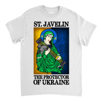 Saint Javelin Protector Of Support Classic T-shirt | Artistshot