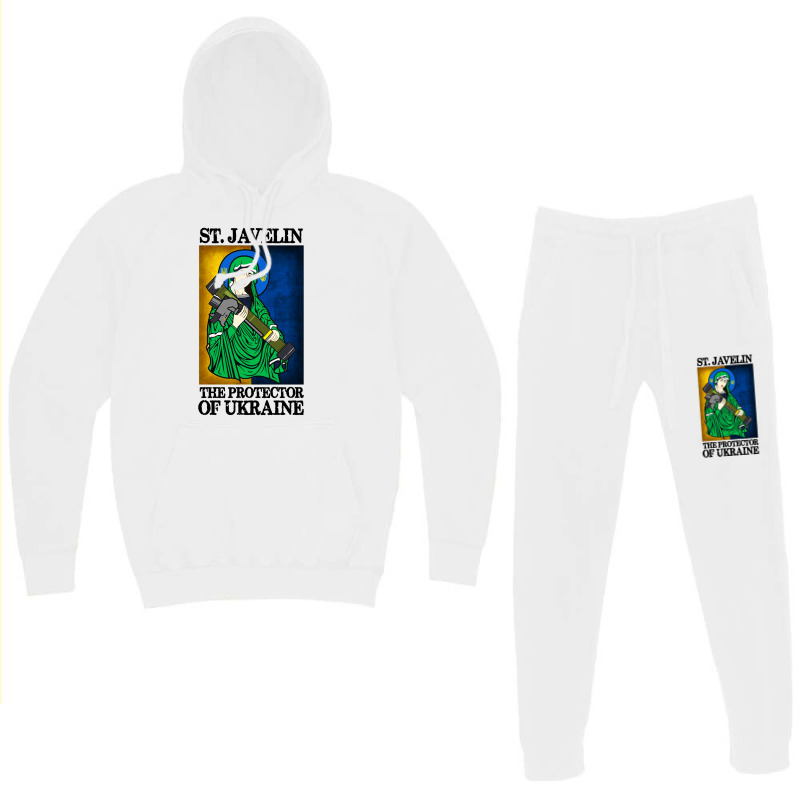 Saint Javelin Protector Of Support Hoodie & Jogger Set | Artistshot